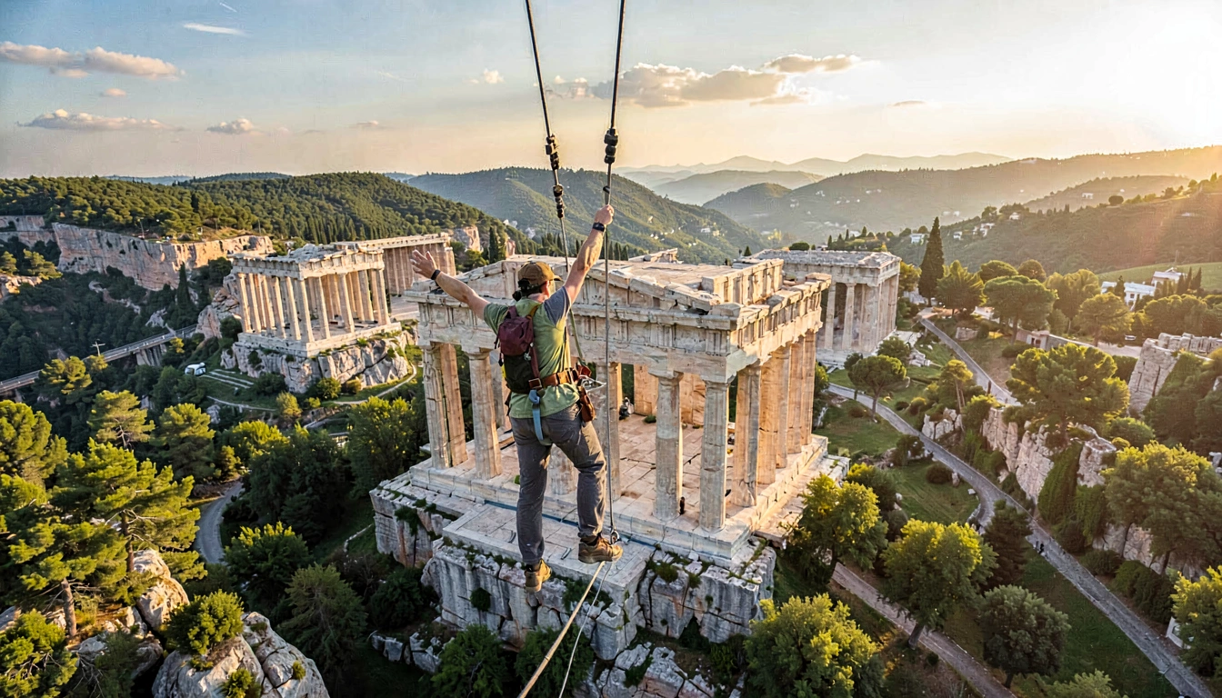 Bungee Jump e Saltos Radicais em Delfos - foto principal