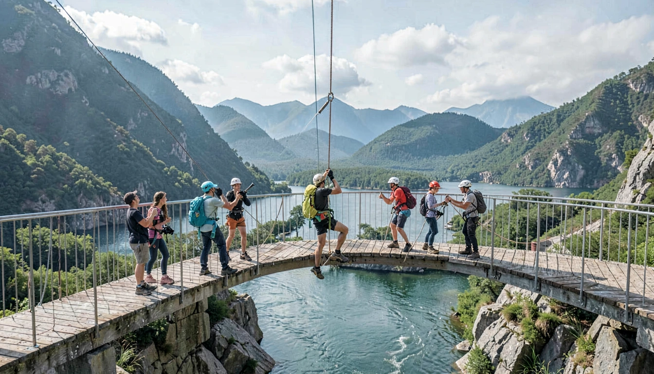 Bungee Jump e Saltos Radicais em Delfos - foto 3