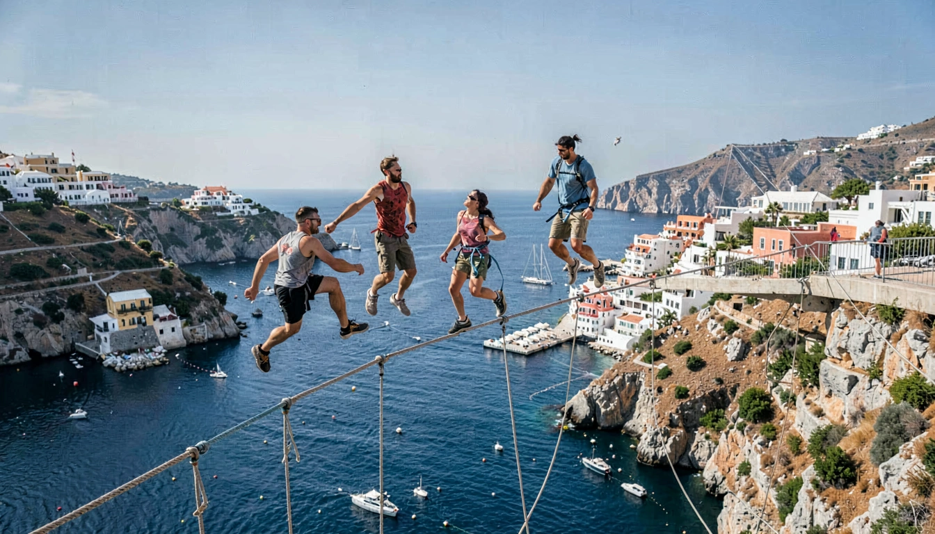 Bungee Jump e Saltos Radicais em Mikonos - foto 3