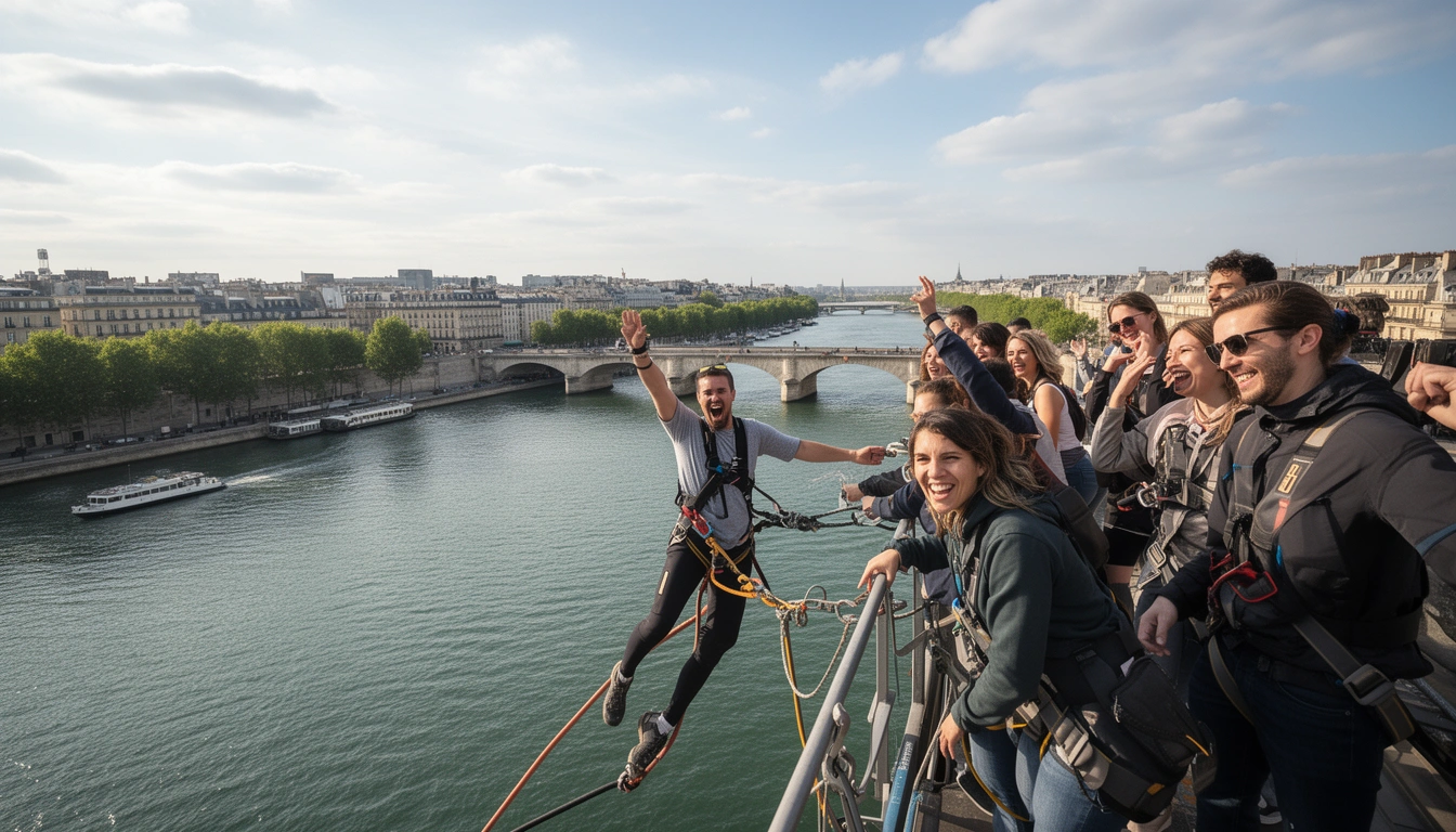 Bungee Jump e Saltos Radicais em Paris - foto 3