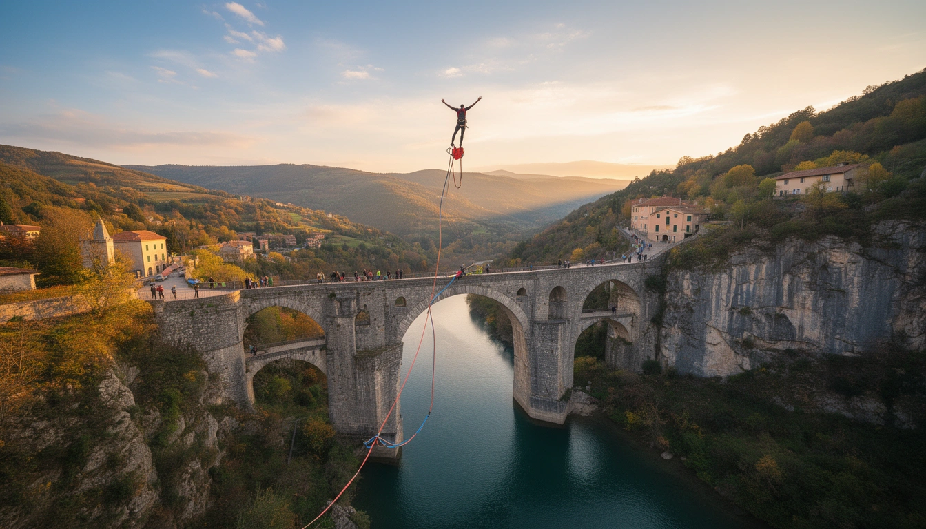 Bungee Jump e Saltos Radicais em Sicília - Imagem 1