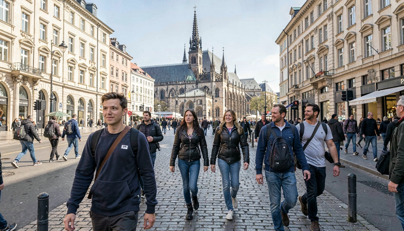 Caminhada de Aurora Boreal em Frankfurt - foto 4