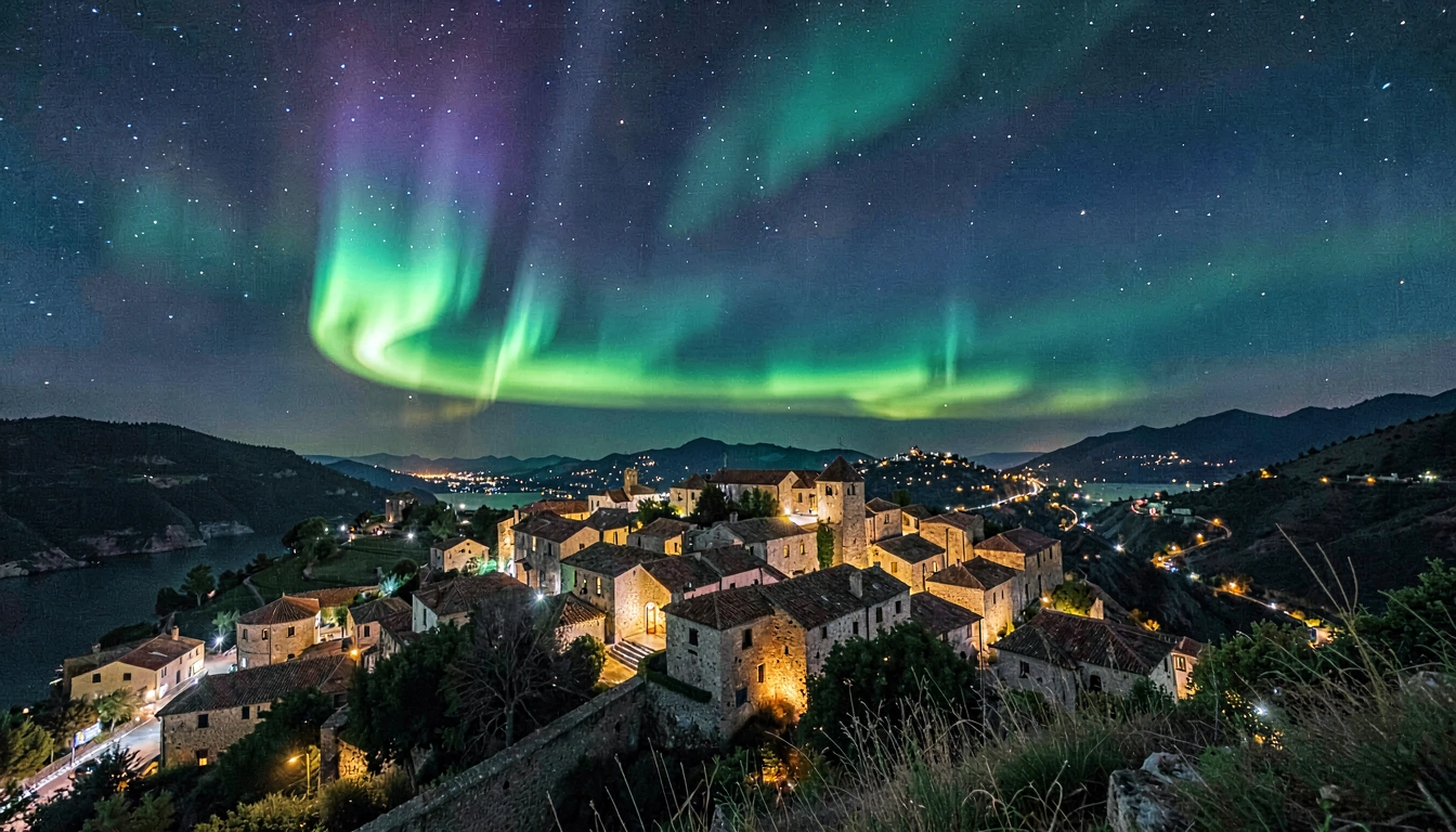Caminhada de Aurora Boreal em Óbidos - foto principal
