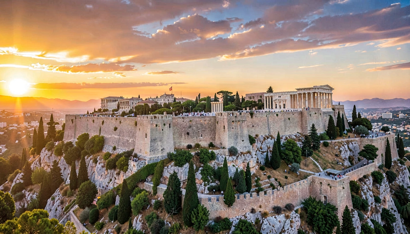 Cruzeiro ao Pôr do Sol em Atenas - foto principal