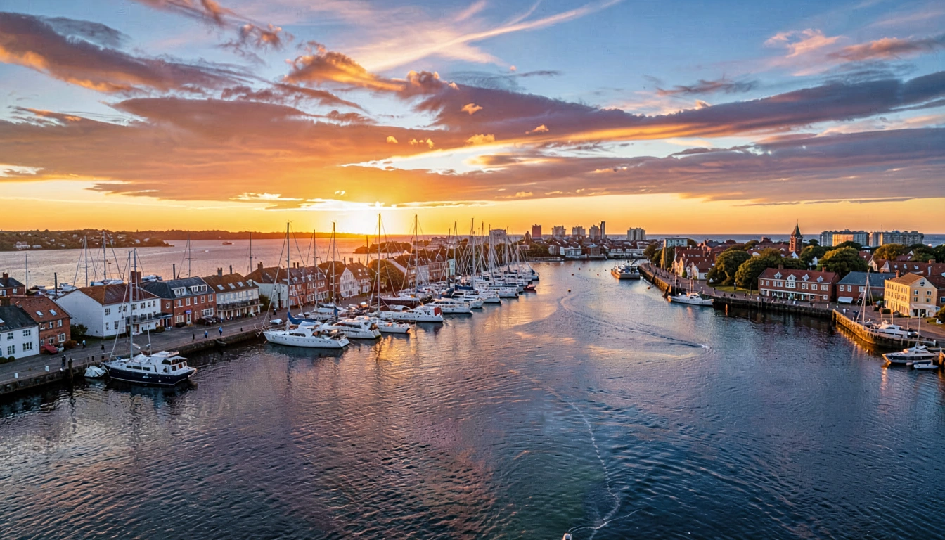 Cruzeiro ao Pôr do Sol em Cornualha - foto principal