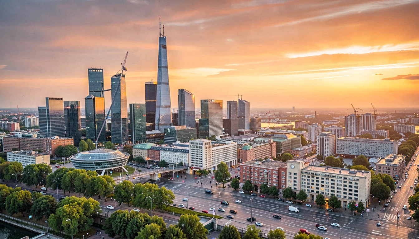 Cruzeiro ao Pôr do Sol em Frankfurt - foto principal