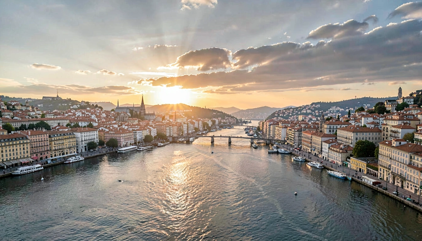 Cruzeiro ao Pôr do Sol em Lisboa - foto principal