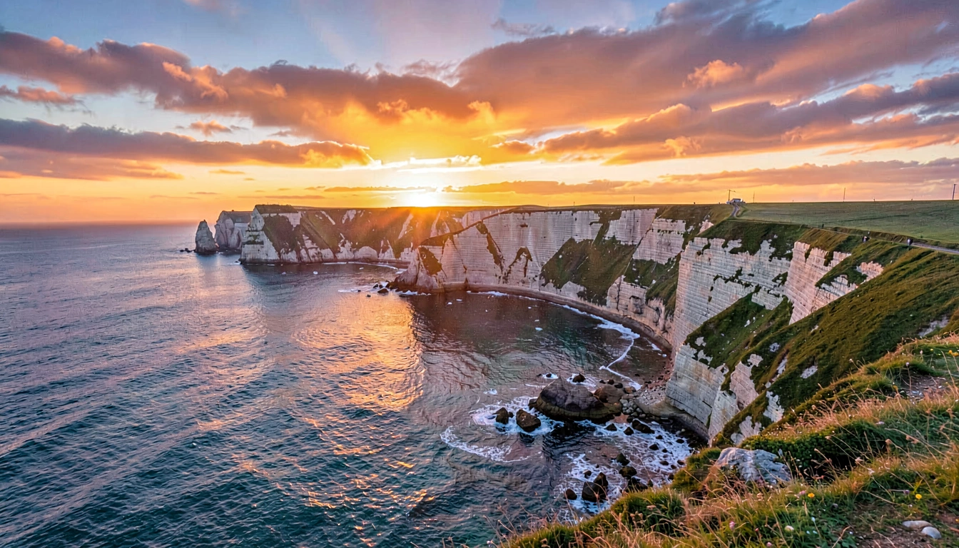 Cruzeiro ao Pôr do Sol em Normandia - foto principal