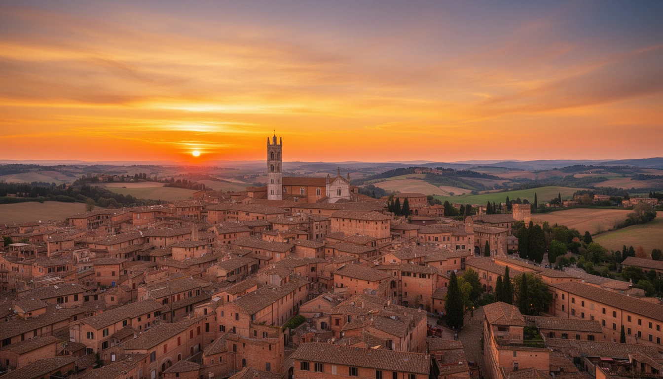 Cruzeiro ao Pôr do Sol em Siena - Imagem 1
