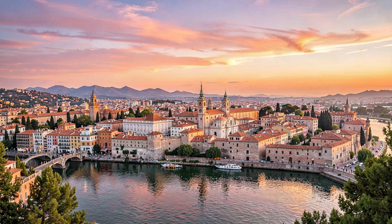 Cruzeiro ao Pôr do Sol em Toledo - foto principal