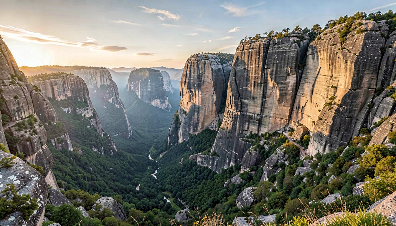 Passeio a Pé pelo Centro de Meteora