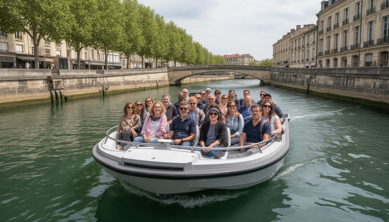 Passeio de Barca Elétrica pelos Canais de Bordeaux - foto 3