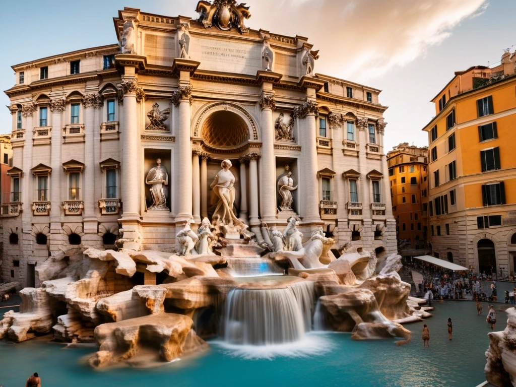 Pracas e Fontes de Roma - Imagem 1