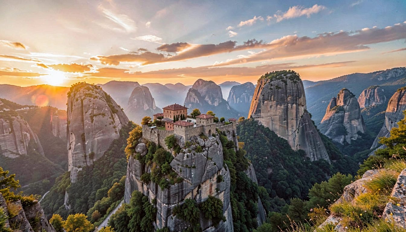Tour a Pé pelos Monumentos de Meteora