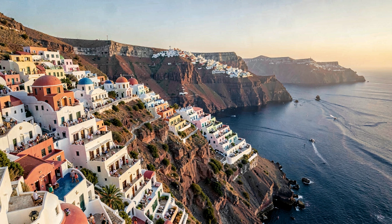 Tour a Pé por Santorini: Destaques Imperdíveis