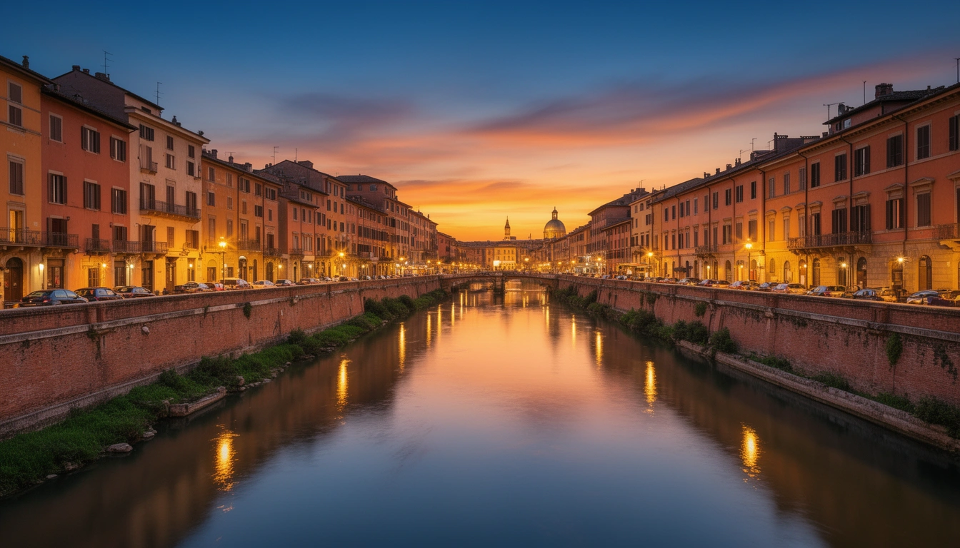 Tour de Barco Noturno em Bolonha - Imagem 1