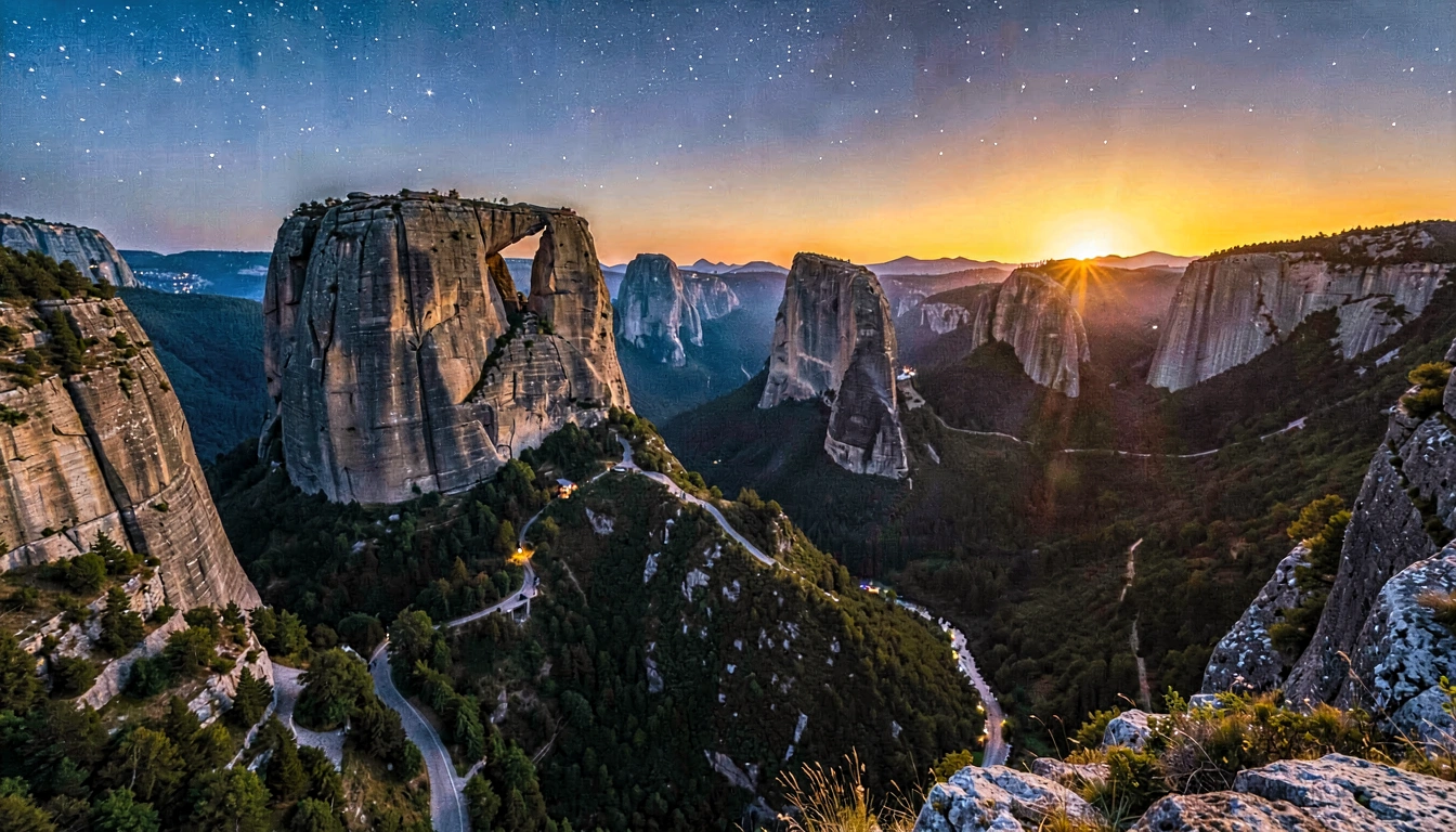 Tour de Barco Noturno em Meteora - foto principal