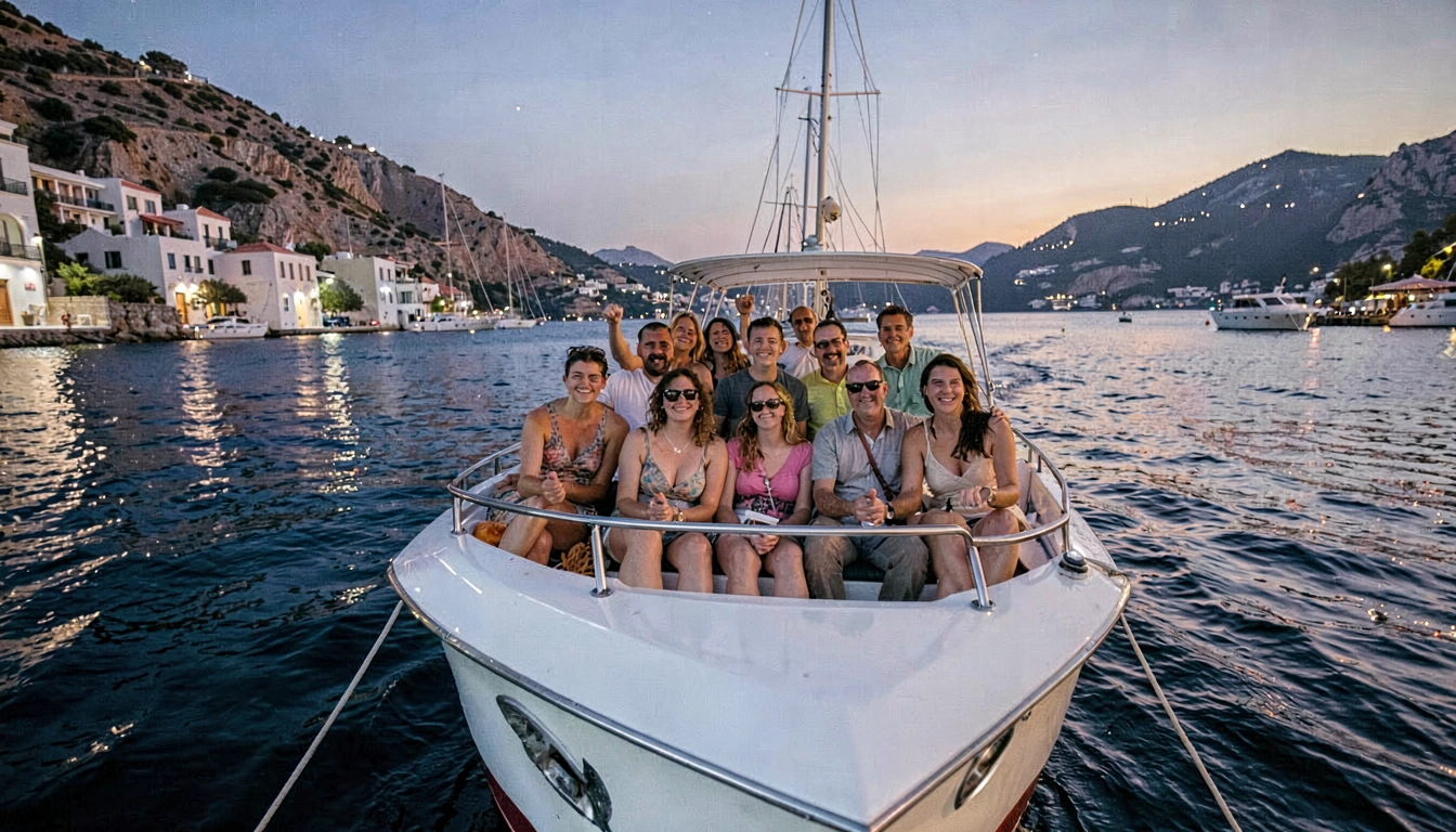 Tour de Barco Noturno em Mikonos - foto 3