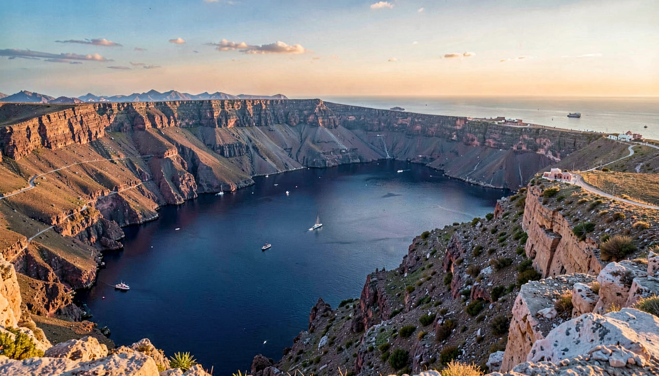 Tour de Escalada em Santorini - foto principal