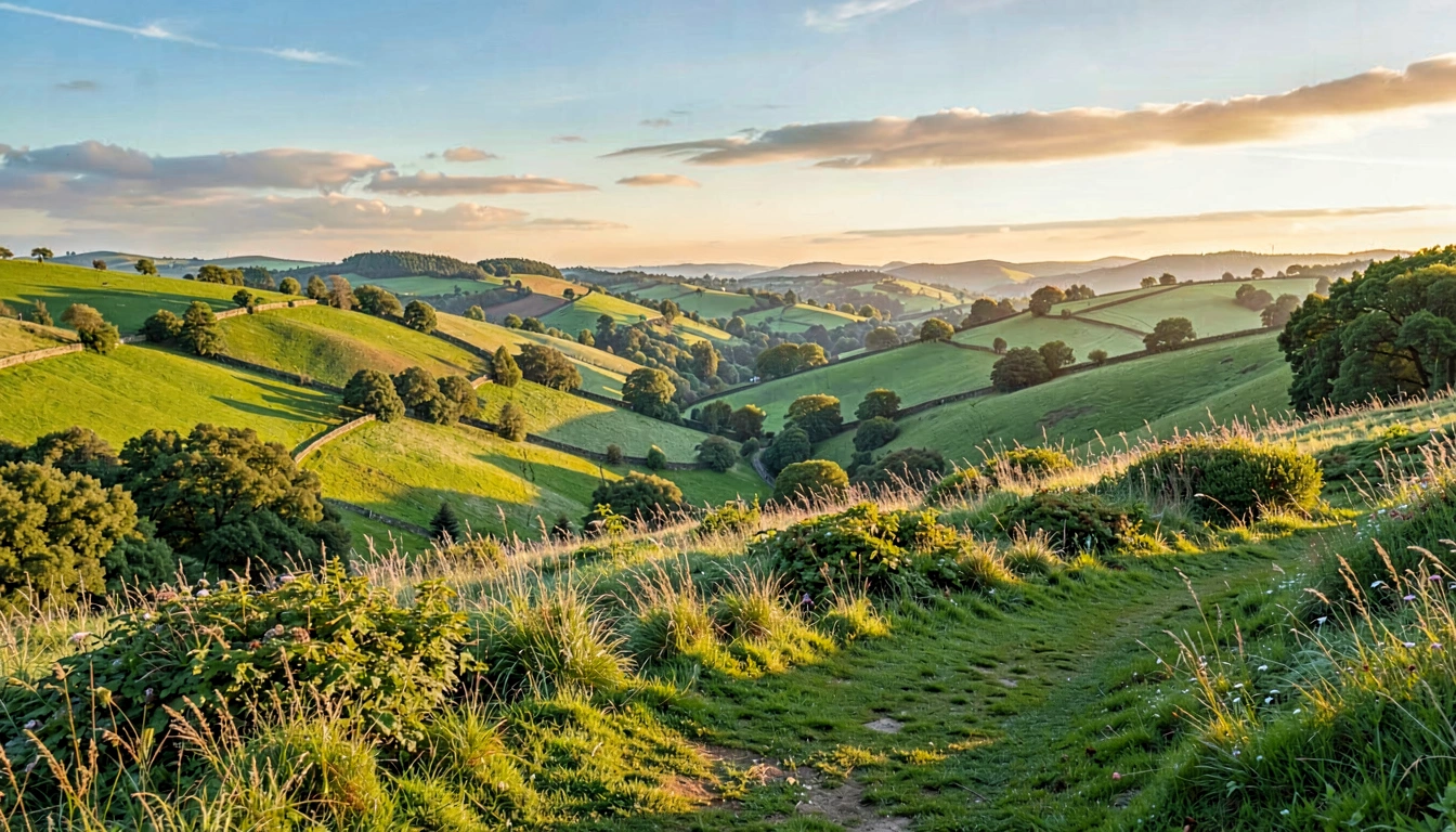 Tour de MTB nas Montanhas Perto de Cotswolds - foto principal