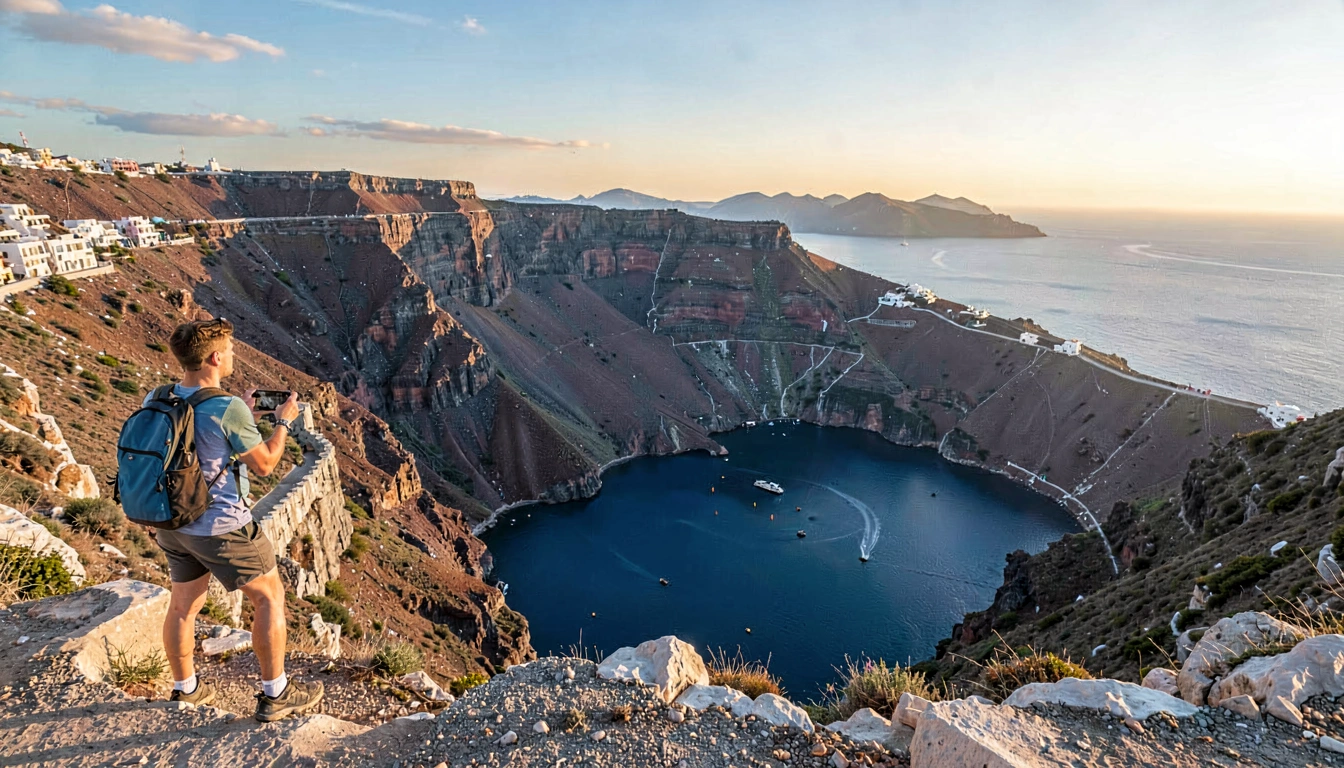 Tour de SUP (Stand Up Paddle) em Santorini - foto principal