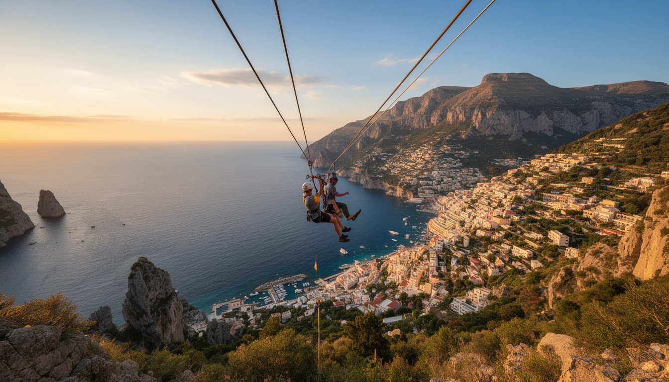 Tour de Tirolesa e Zipline em Capri - Imagem 1
