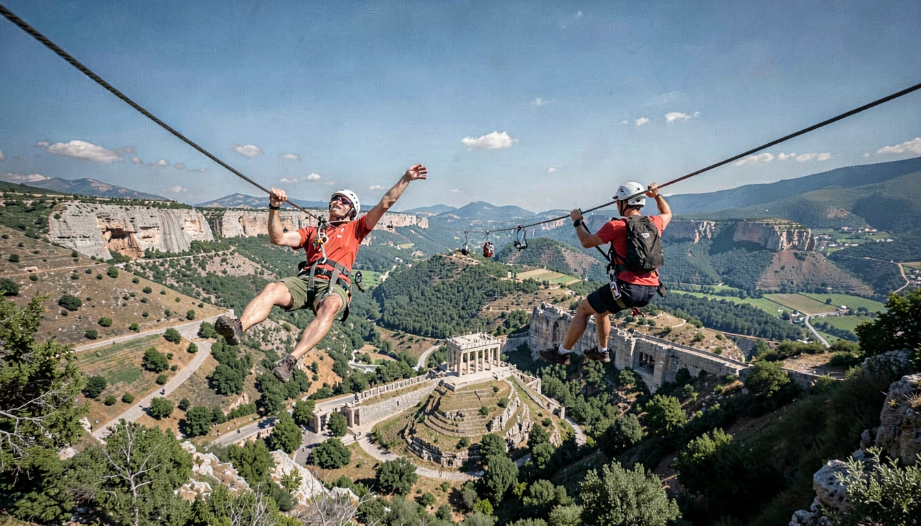 Tour de Tirolesa e Zipline em Delfos - foto 3