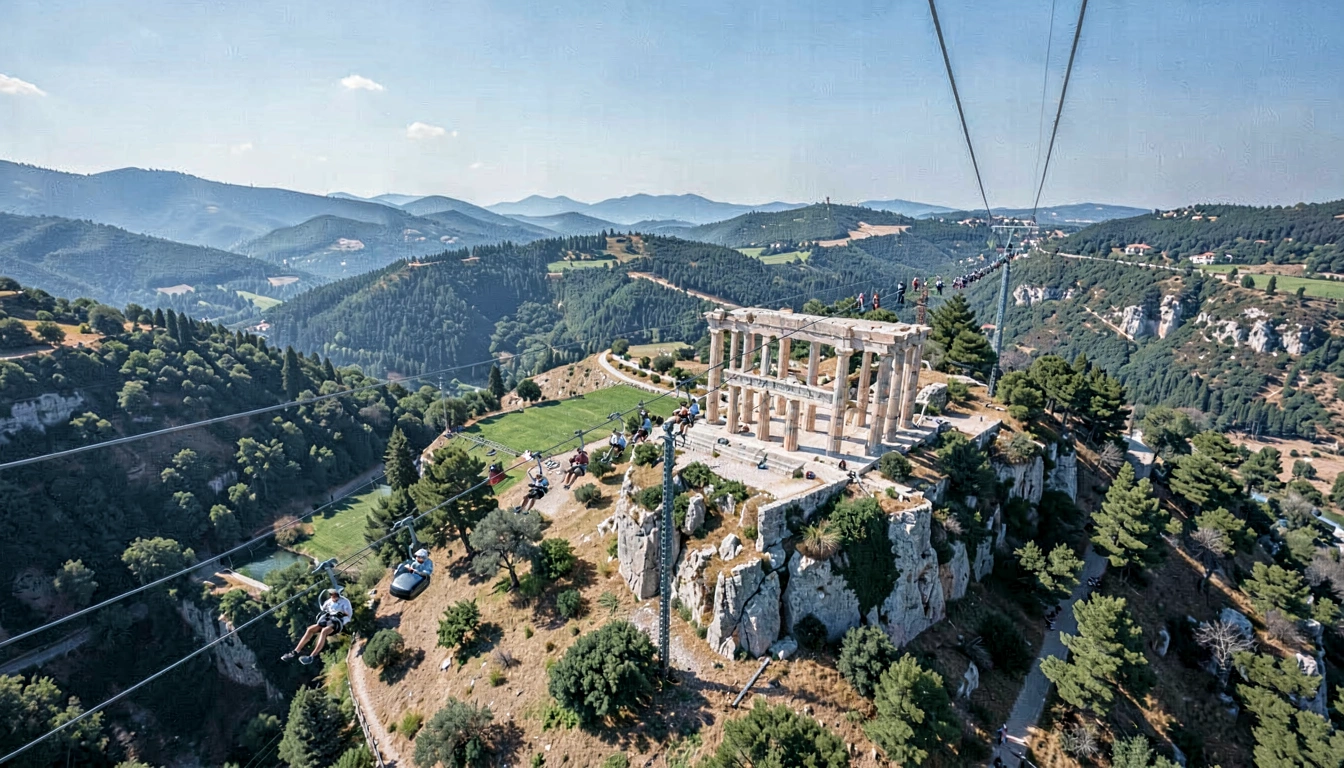 Tour de Tirolesa e Zipline em Delfos - foto 5