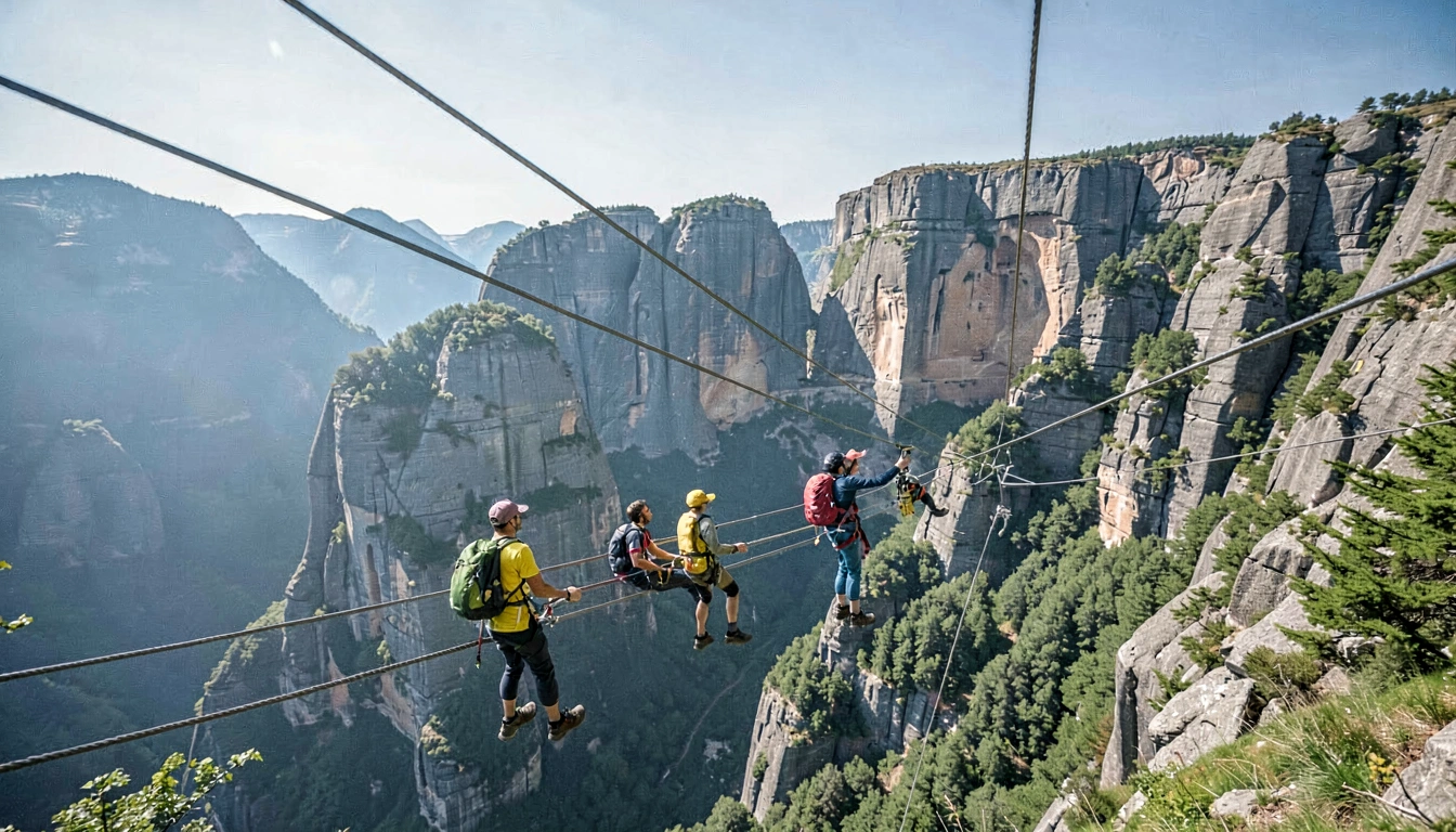 Tour de Tirolesa e Zipline em Meteora - foto 3