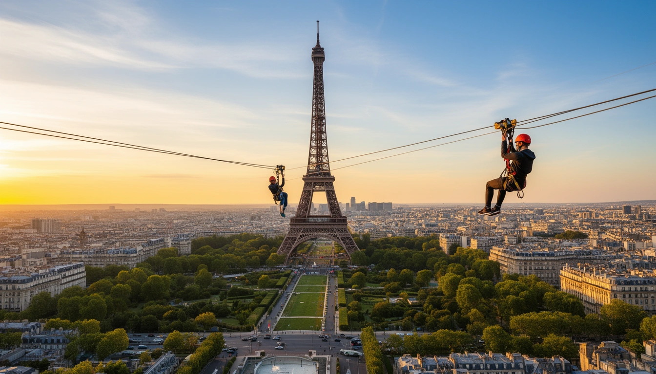 Tour de Tirolesa e Zipline em Paris - Imagem 1