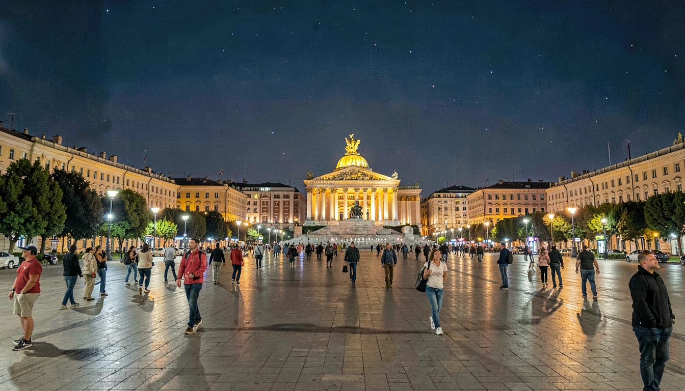 Tour Noturno a Pé em Atenas