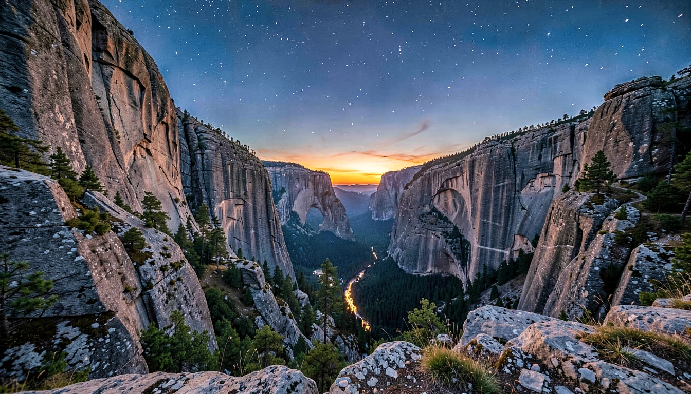 Tour Noturno a Pé em Meteora