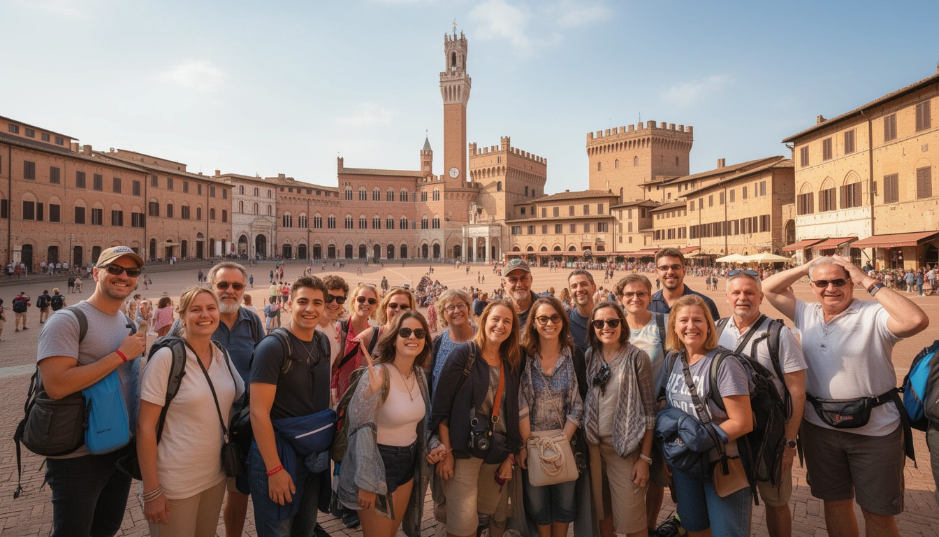 Tour a Pé pelos Bairros Históricos de Siena