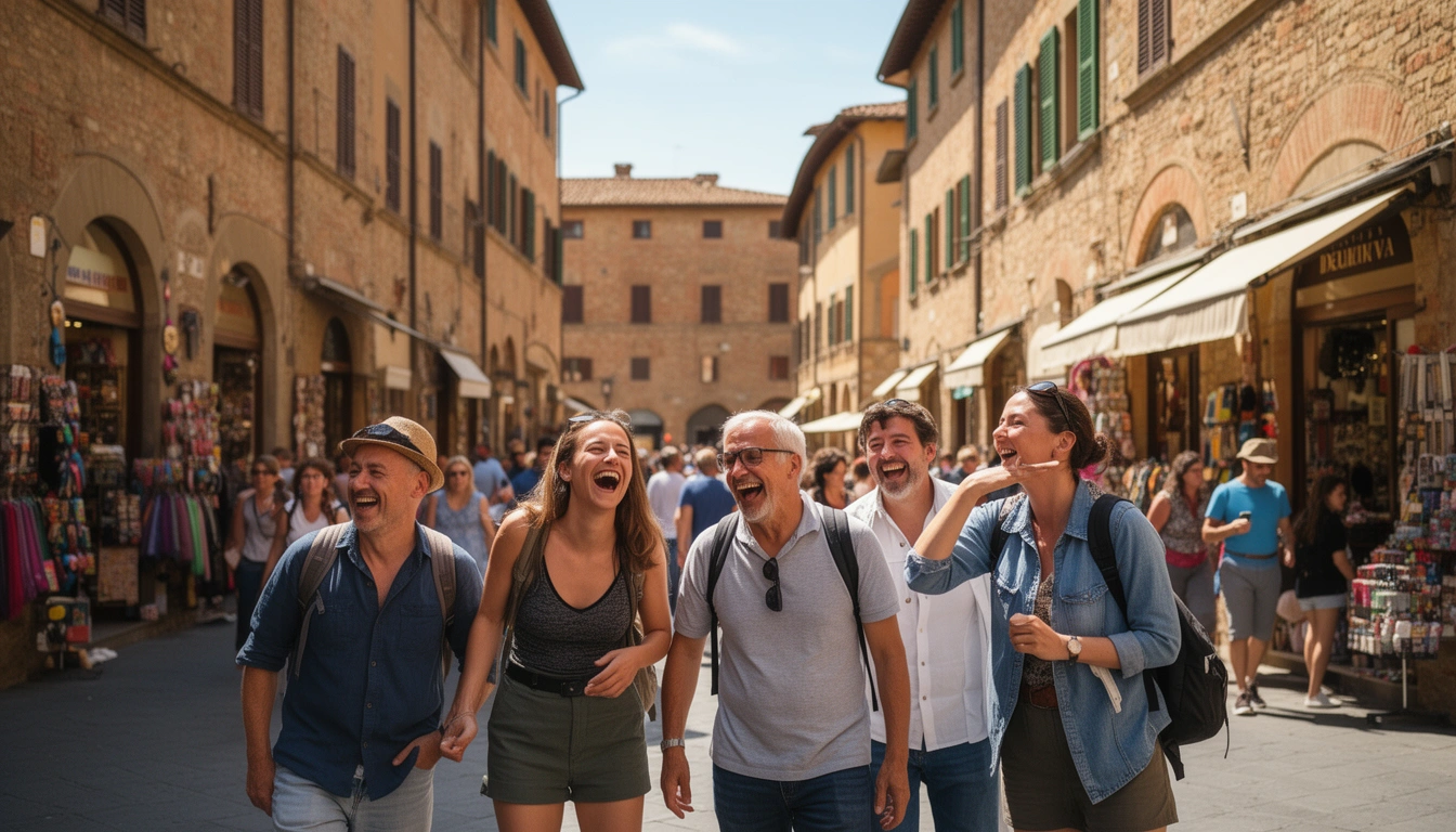 Tour a Pé pelos Bairros Históricos de Toscana - Imagem 1