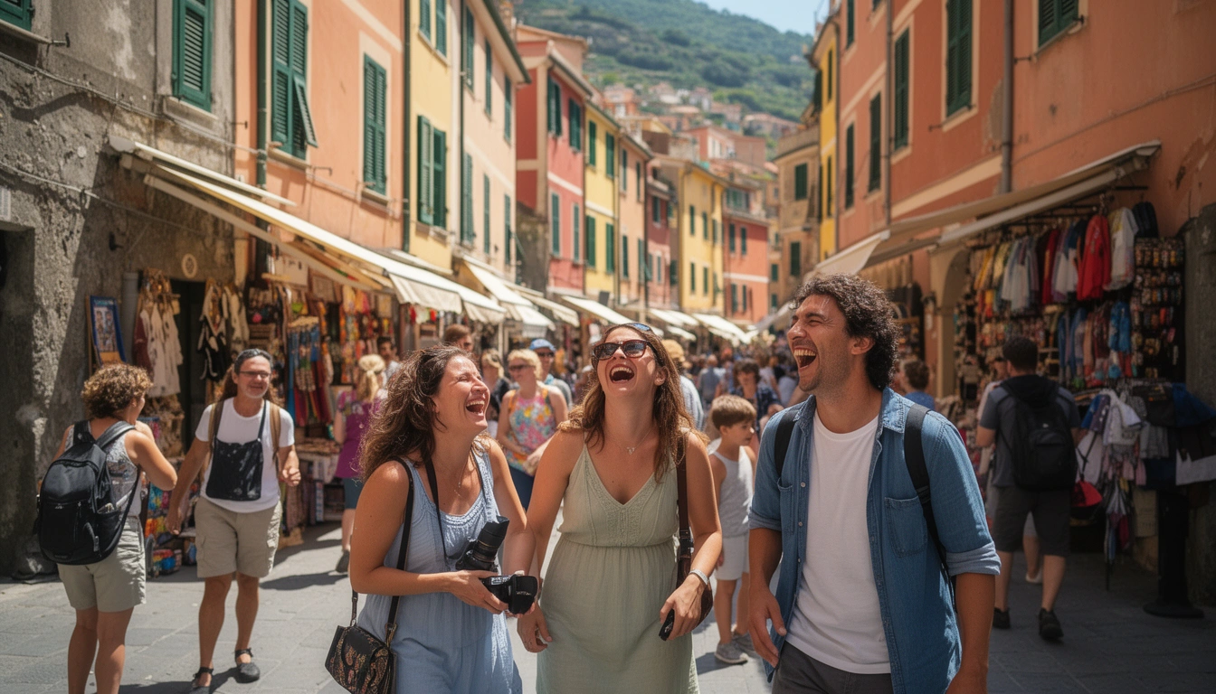 Trilha nas Montanhas Perto de Cinque Terre - foto principal