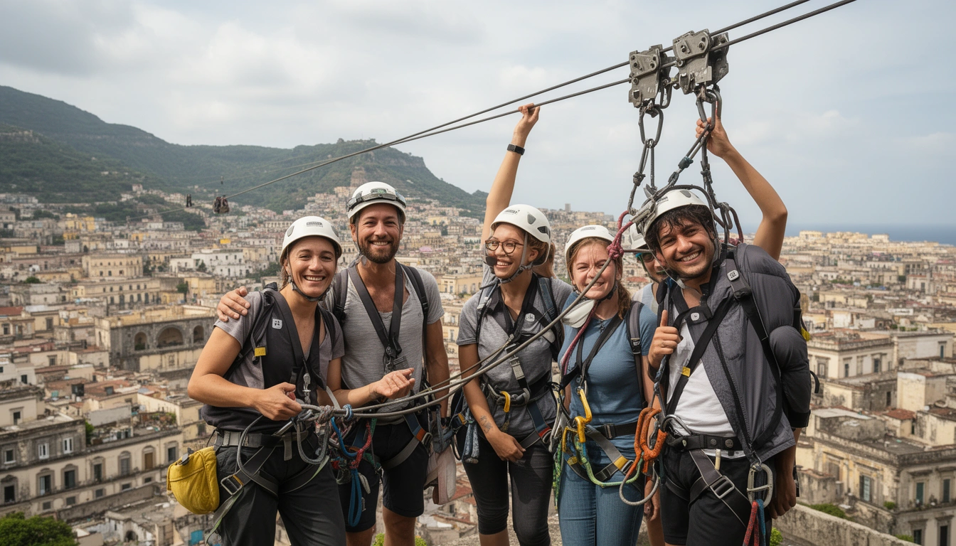 Tour de Tirolesa e Zipline em Nápoles