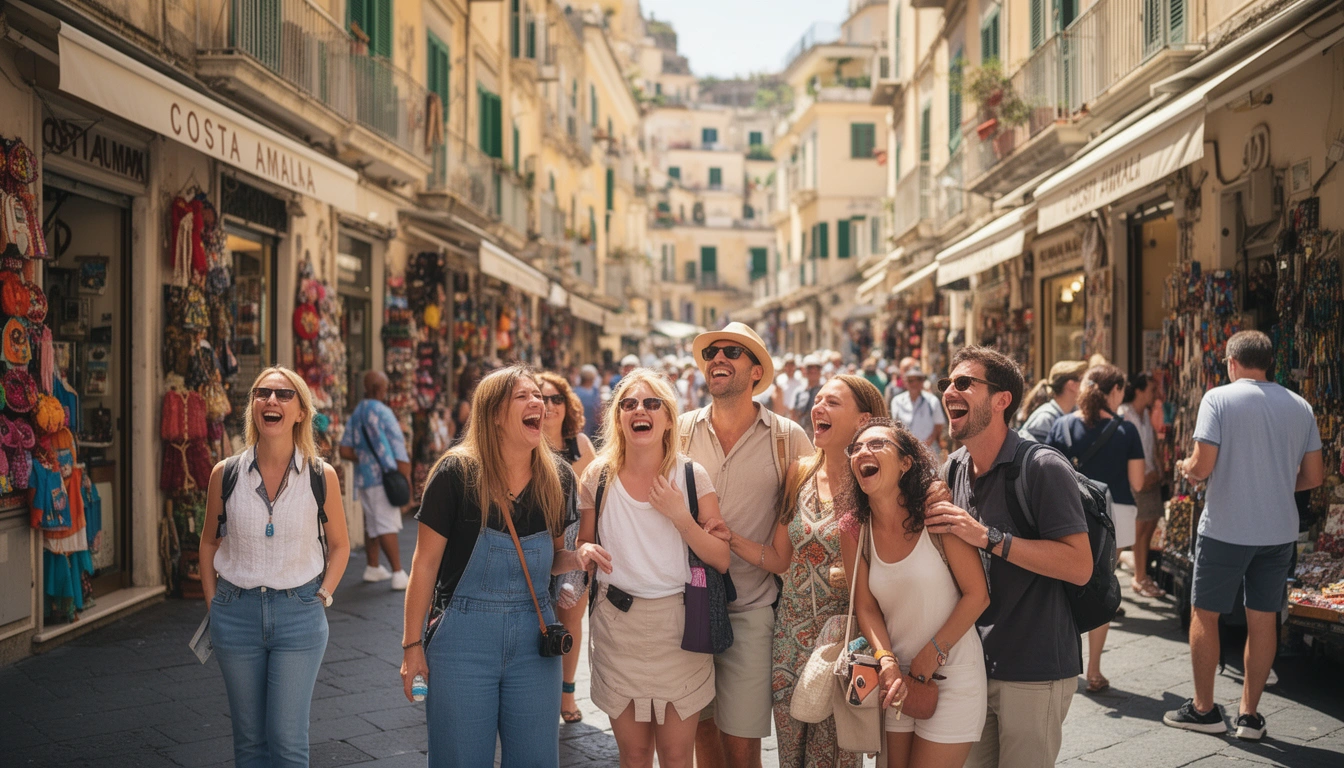 Passeio de Gondola e Barco Tradicional em Costa Amalfi - Imagem 1