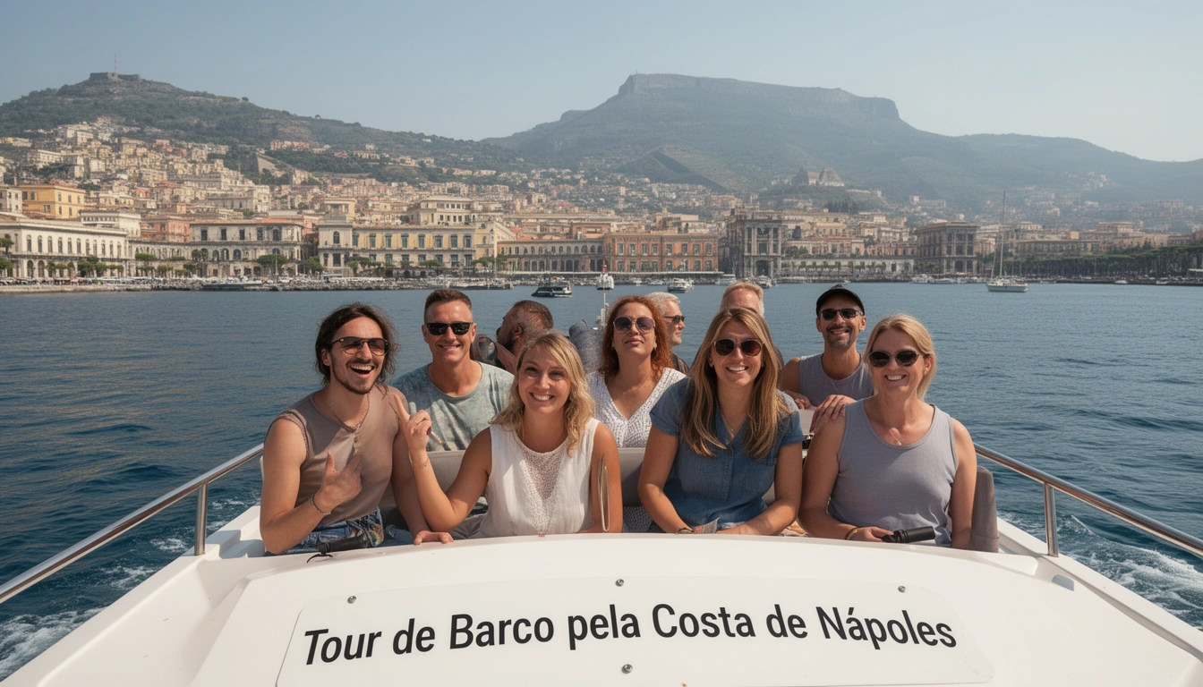 Tour de Barco pela Costa de Nápoles