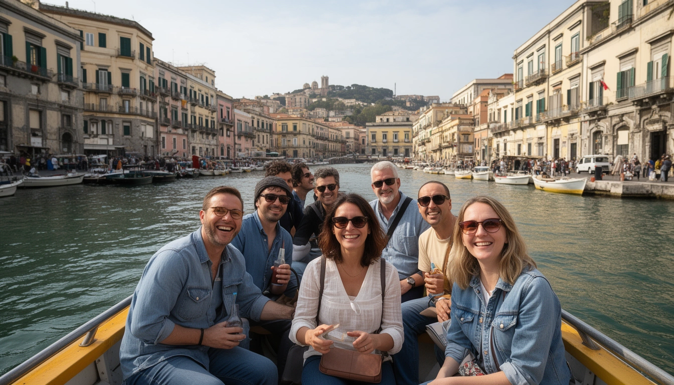 Passeio de Barco pelos Canais de Nápoles