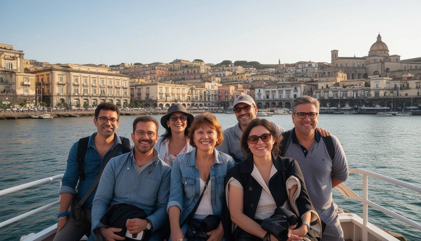 Cruzeiro ao Pôr do Sol em Nápoles