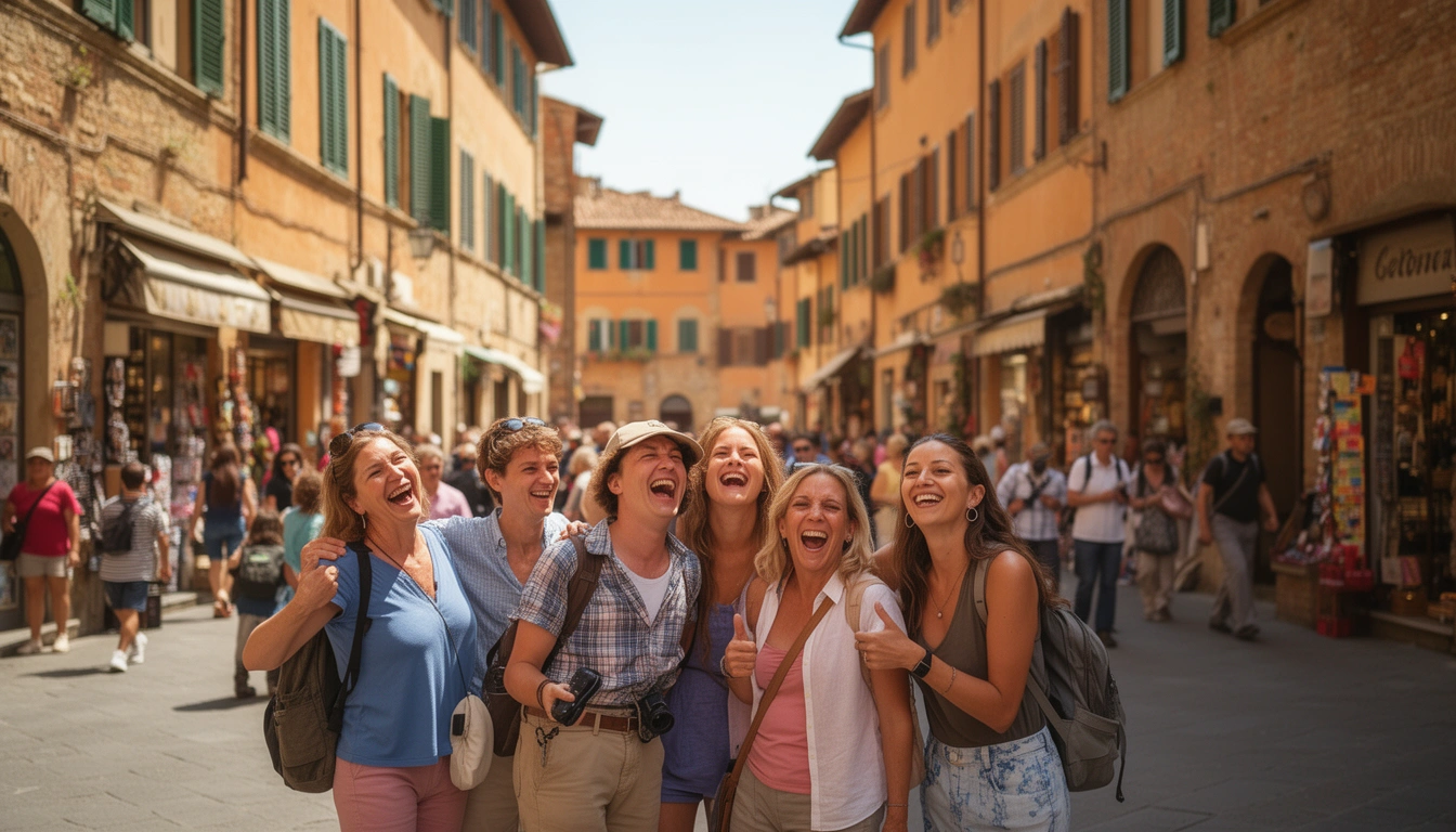 Cruzeiro ao Pôr do Sol em Toscana - Imagem 1