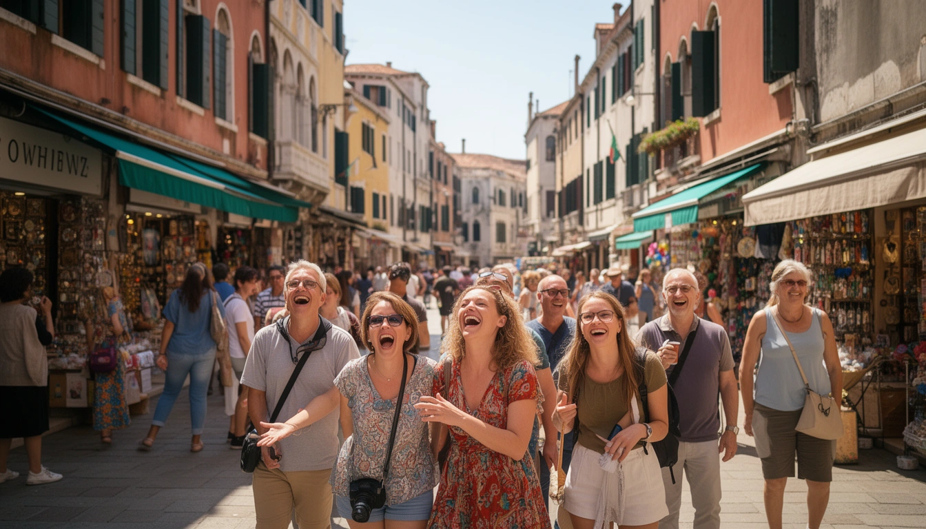 Passeio de Gondola e Barco Tradicional em Veneza - Imagem 1