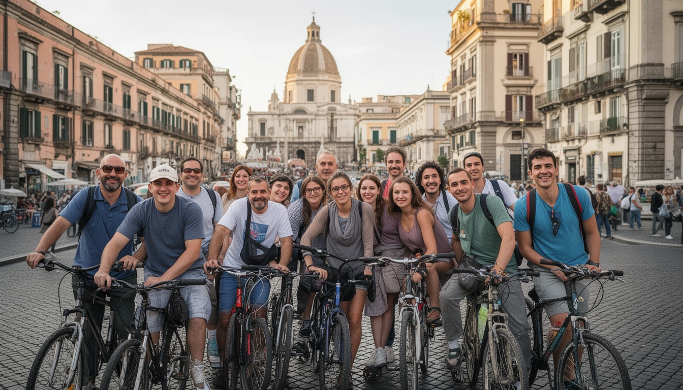 Tour de Bicicleta Noturno em Nápoles - Imagem 1