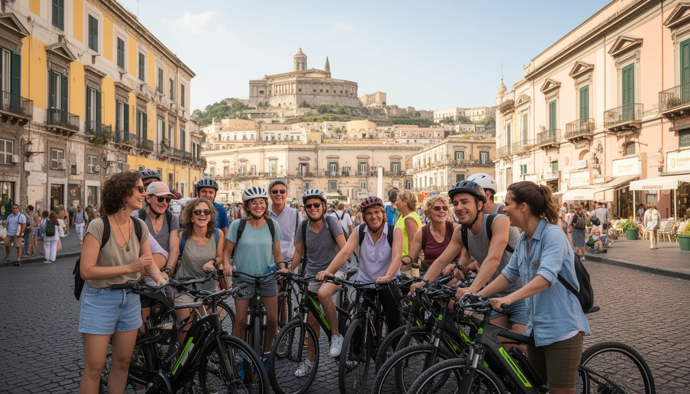 Tour de Bicicleta Elétrica em Nápoles - Imagem 1