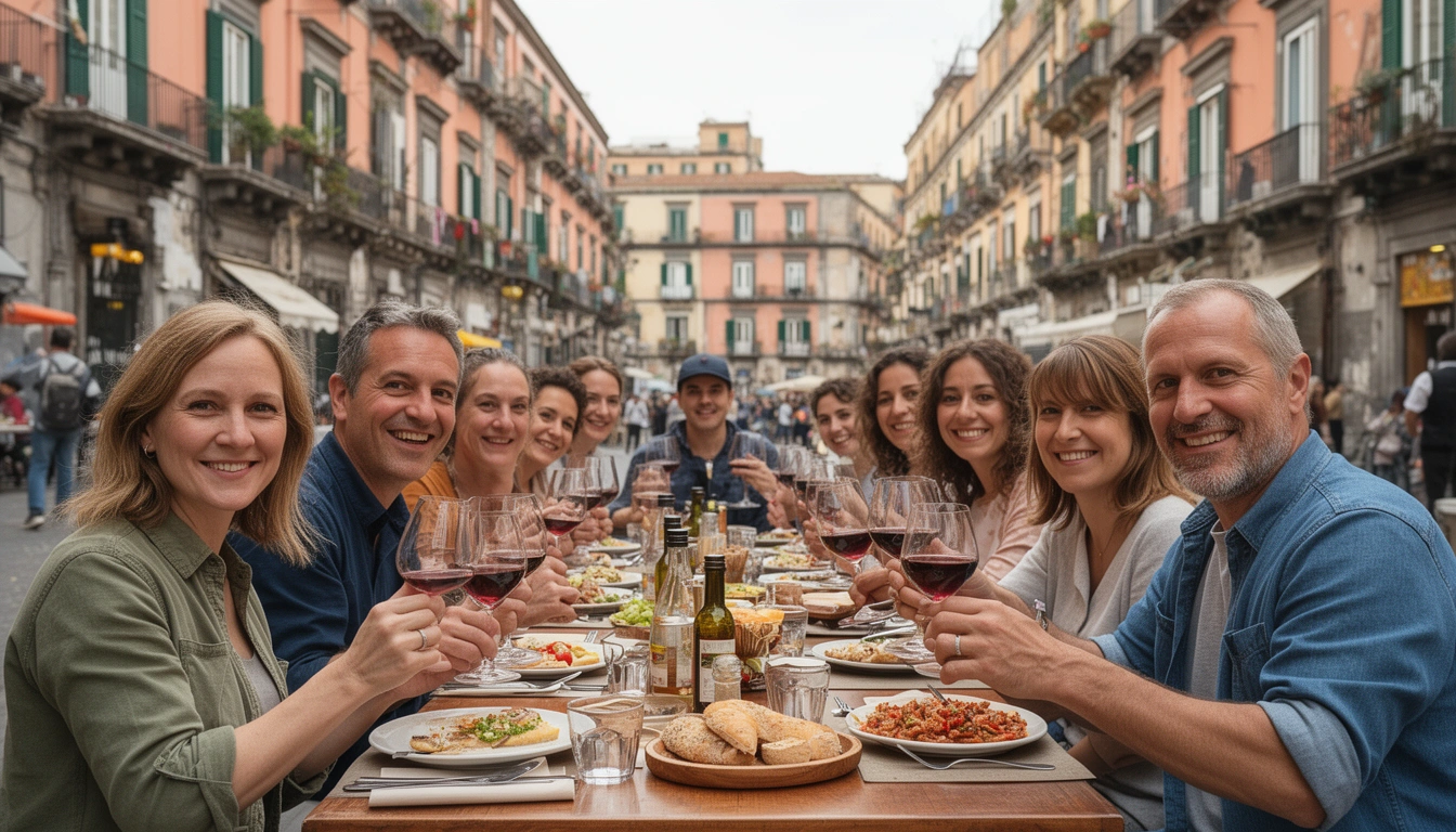 Degustação de Comida Local em Nápoles