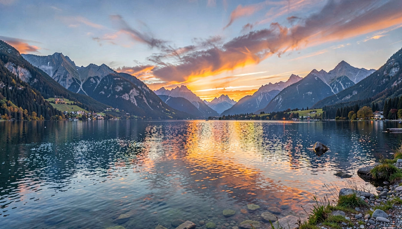 Trilha nas Montanhas Perto de Annecy - foto principal