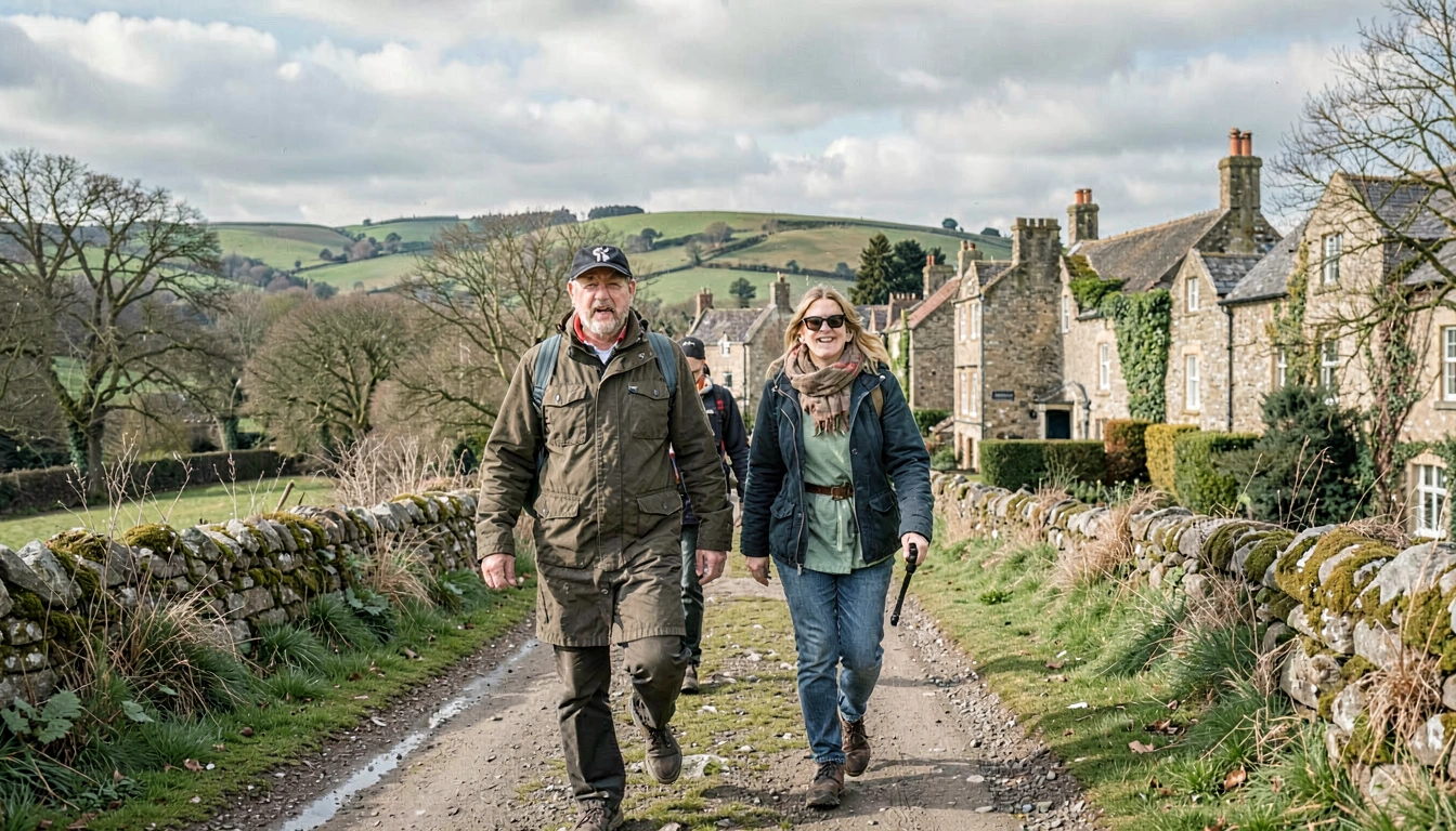Trilha nas Montanhas Perto de Cotswolds - foto 3