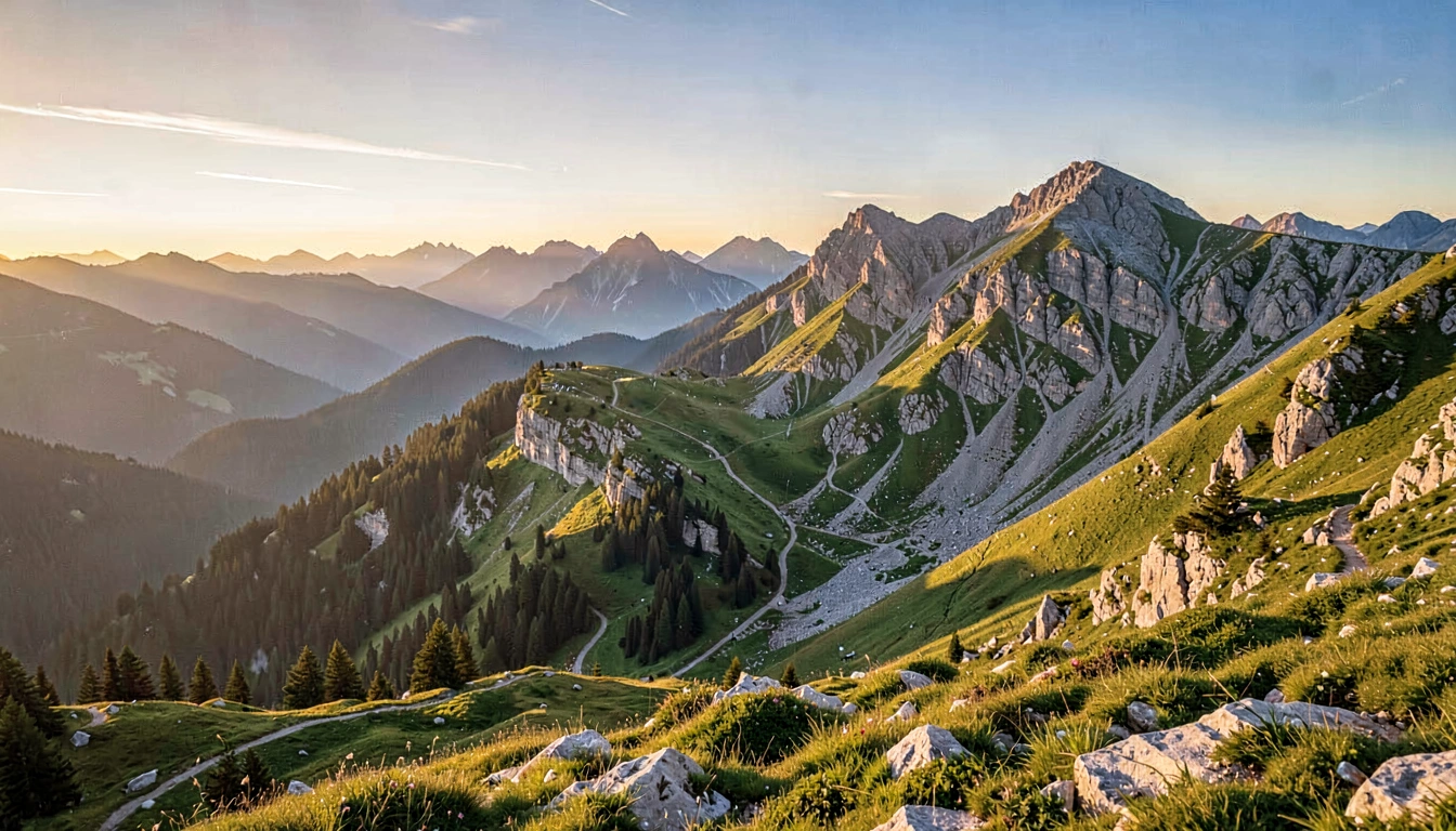 Trilha nas Montanhas Perto de Delfos - foto principal