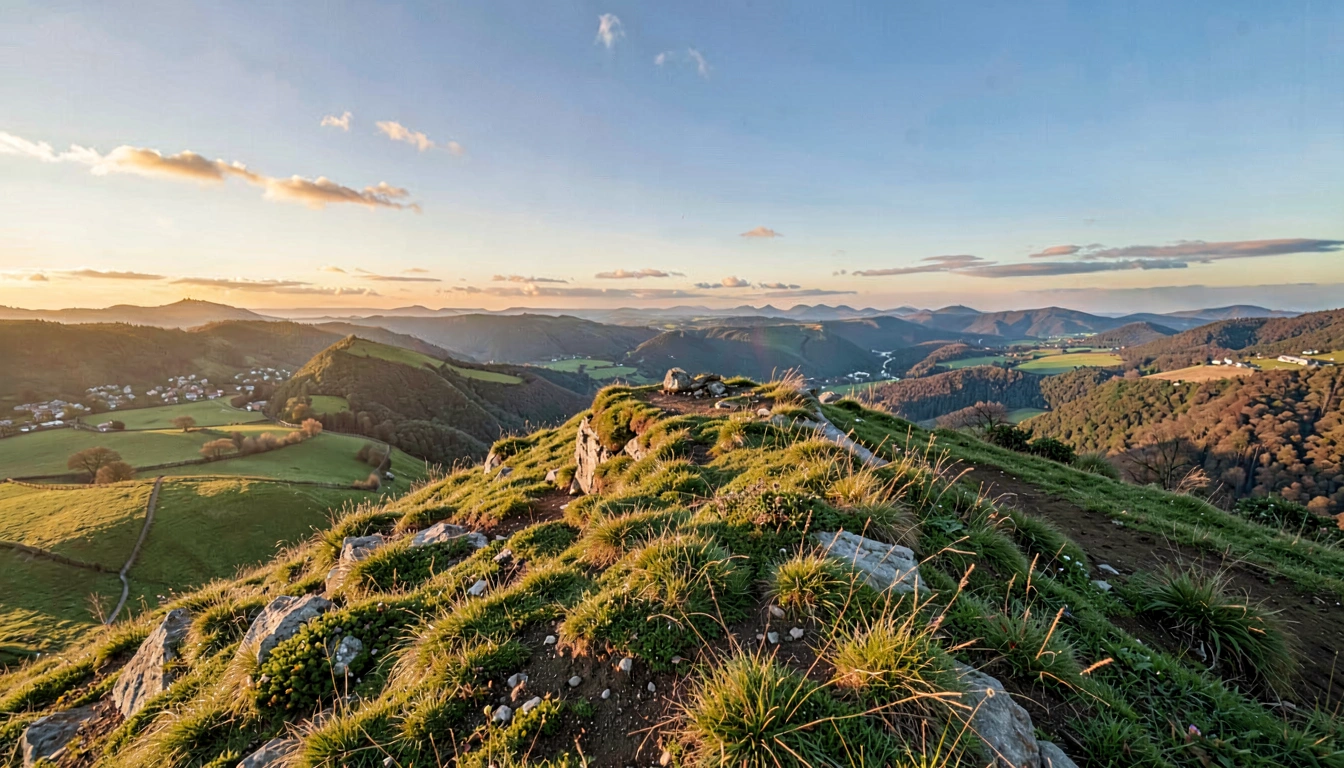 Trilha nas Montanhas Perto de Edimburgo - foto principal