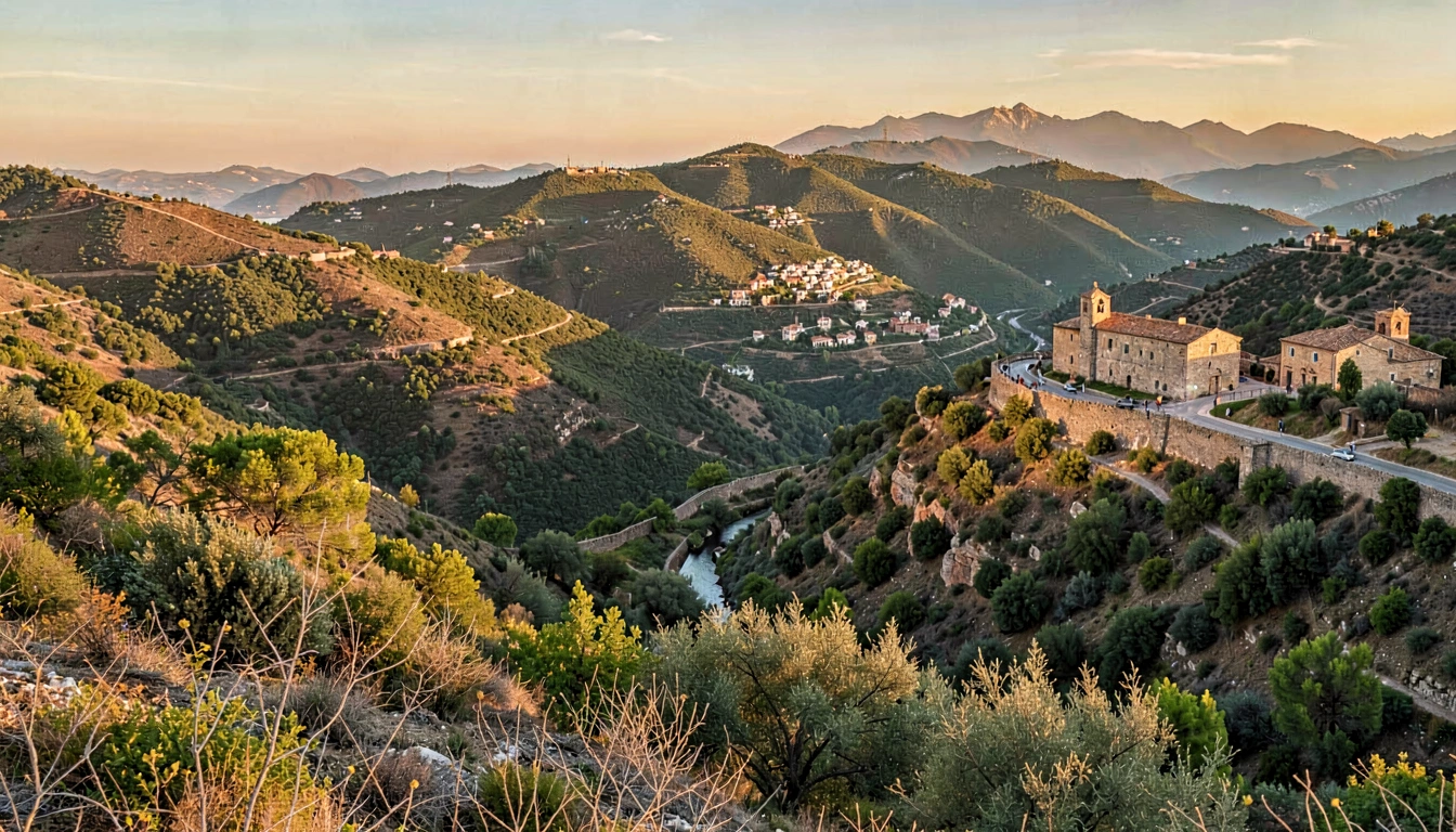 Trilha nas Montanhas Perto de Évora - foto principal